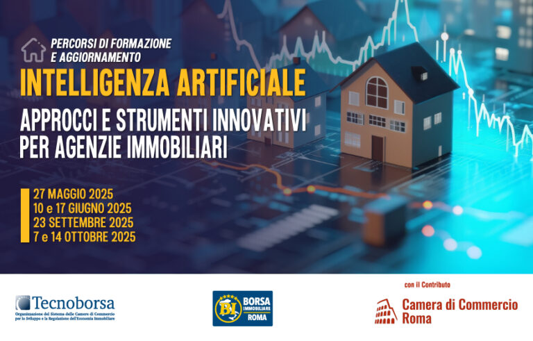Intelligenza Artificiale per Agenzie Immobiliari – Approcci e strumenti innovativi per Agenzie Immobiliari – percorsi di formazione e aggiornamento